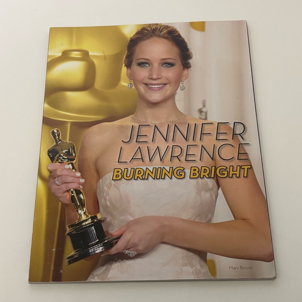 Jennifer Lawrence Burning Bright Catching Fire Hollywood Oscars book